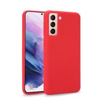 Pferd TakeMe Soft jausmas itin plonas matinis galinio dangtelio dėklas Samsung Galaxy A13 5G (A136U) / A04S Raudona