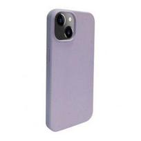 Dėklas iLike Apple iPhone 14 Silicone plastikas case Eco Print Design Flower Violetinė