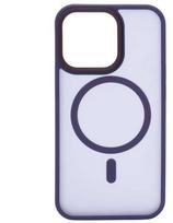 Dėklas Evelatus Apple iPhone 14 Pro Max Hybrid Case With MagSafe PC+TPU Deep Violetinė