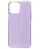 Dėklas iLike Apple iPhone 14 Silicone case Shine Transparent Violet