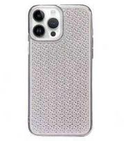 Dėklas iLike Apple iPhone 14 Pro Silicone case Shine Transparent Juodas