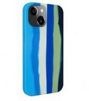 Dėklas Evelatus Apple iPhone 15 Plus Silicone case Multi-Colored Mėlyna