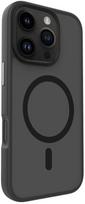Connect hibrīdā magnētiskā vāciņš iPhone 15 Pro Max PC + TPU divslāņu MagSafe saderīgs triecienizturīgs dizains melnā krāsā