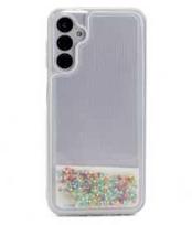 iLike Samsung Galaxy A34 5G Silikoninis dėklas Vanduo Glitter Rainbow