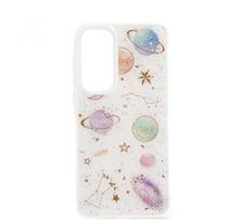 Dėklas iLike Samsung Galaxy A55 EPOXY CARTOON COVER Baltas