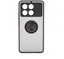Dėklas iLike Xiaomi Poco X6 Pro Hybrid Case With Ring Juodas