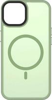 Dėklas iLike Connect Hibrīdais Magnētiskais Apvalks iPhone 15 PC + TPU Divu Slāņu MagSafe Saderīgs Triecienizturīgs Zaļš