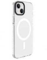 Dėklas Evelatus Apple iPhone 15 Plus Clear Case PC+TPU With MagSafe Transparent