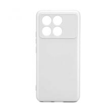 Dėklas iLike Xiaomi Poco X6 Pro Nano silicone case Sidabrinis
