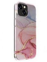 Dėklas Evelatus Apple iPhone 15 Plus PC Customized Print Design Marble Rožinė