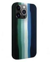 Dėklas Evelatus Apple iPhone 15 Pro Silicone case Multi-Colored Žalias