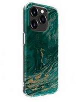 Dėklas Evelatus Apple iPhone 15 Pro Max PC Customized Print Design Marble Turquoise