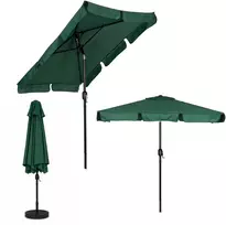 Didelis žalias stačiakampis sodo skėtis 200 x 130 cm Multigarden
