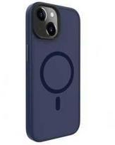 Dėklas Evelatus Apple iPhone 15 Plus Hybird Case With Magsafe PC+TPU Dark Mėlyna