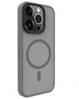 Dėklas Evelatus Apple iPhone 15 Pro Max Hybird Case With Magsafe PC+TPU Sidabrinis