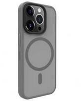 Dėklas Evelatus Apple iPhone 15 Pro Hybird Case With Magsafe PC+TPU Sidabrinis