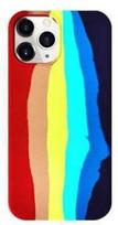 Dėklas Evelatus Apple iPhone 14 Pro Silicone case Multi-Colored Rainbow