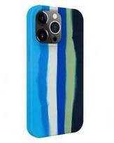 Dėklas Evelatus Apple iPhone 15 Pro Max Silicone case Multi-Colored Mėlyna
