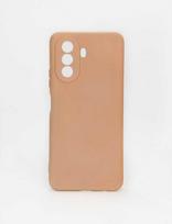 Evelatus Huawei Nova Y70 Nano Silikoninis dėklas Soft Touch TPU rusvai gelsvas