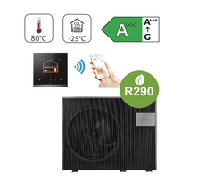 Midea NATURE 15,5/15,0 kW oras-vanduo šilumos siurblys monoblokas
