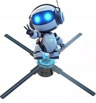 3D Hologramų Projektorius LED – Dydis 520x520 mm Braders
