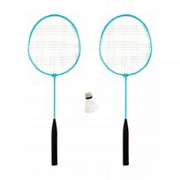 Badmintono rakečių rinkinys 2 raketės + plunksninukas + dėklas