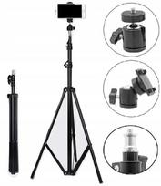Tripod stovas fotoaparatui ir telefonui 72–210 cm