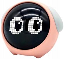 Laikrodis žadintuvas naktinė LED lempa vaikams (Emoji)