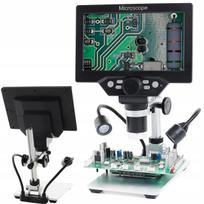 USB Skaitmeninis Mikroskopas 1200x su HD 1080P LCD Ekranu