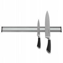 Magnetinė virtuvės juosta peiliams ir įrankiams, ilga, metalinė, 47,5 cm