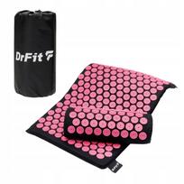 DrFit akupresūros kilimėlis su pagalve, rožinės spalvos, 75 cm