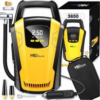 Automobilinis kompresorius 120W 12V LED LCD MBG Line 3650 35L/min + adapteris