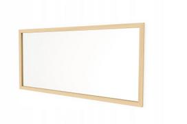 Veidrodis mediniame rėme 40x70 cm – natūrali mediena – vertikalus/horizontalus