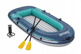 Pripučiama valtis Bestway Hydro-Force Trek X3 su irklais ir pompa, 3 asmenims