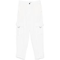 Kelnės moterims, Smėlio, Satin cargo pant