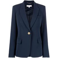 Švarkas moterims, Mėlyna, FITTED 1 BTTN BLAZER