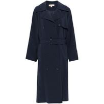 Paltas moterims, Mėlyna, Dolman belted trench