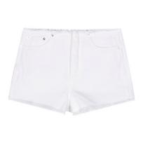 Šortai moterims, Balta, Frayed wb cutoff short