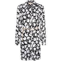 Mini suknelė moterims, Juoda, Pop shadow mini dress