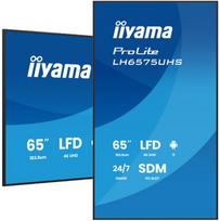 IIYAMA LH6575UHS-B2AG 65inch 3840x2160 UHD IPS panel Haze 25Percent 500cd/m Landscape and Portrait