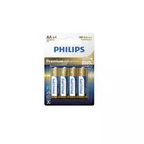 PHILIPS AA LR6 4-pack Premium Alkaline Batteries