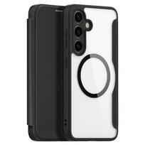 DUX DUCIS SKIN X PRO wallet case, MagSafe compatible, for SAMSUNG S24 Plus, black