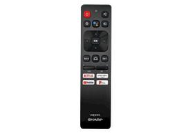 SHARP Aquos SHW/RMC/0138N Original TV Remote with Voice Function: NETFLIX / YOUTUBE / PRIME VIDEO
