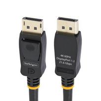 StarTech.com 2m (6.6ft) VESA Certified DisplayPort Cable - 10 Pack - DisplayPort 1.2 Cord with Latches, 4K 60Hz UHD, DP to DP Cable for Monitor, Latching DP Connectors