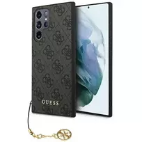 GUESS 4G Charms Collection case for Samsung Galaxy S24 Ultra - black
