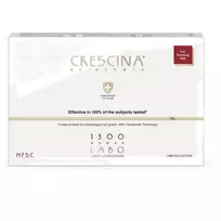 Labo Set, Crescina, Transdermic HFSC 1300, For Growth Stimulation, Ampoule Treatment Serum, For Scalp, For Women, 5 pcs, 3.5 ml