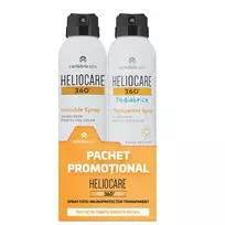 Cantabria Labs Set: Heliocare 360º Pediatrics, Sun Protection, Sunscreen Spray, SPF 50+, 200 ml + Heliocare 360º, Hydrating, UV Protection, Sunscreen Spray, SPF 50+, 200 ml