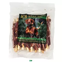 Real Dog Snack odos pagaliukai, apsukti antiena, skanėstas šunims; 500g