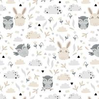 Apsaugėlė lovytei  Ankras RABBIT AND OWL 360 cm