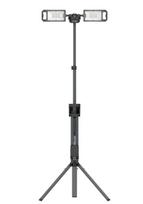 Statybinis prožektorius su stovu, pastatomas Scangrip Tower 8 Connect, 189 W, 4000 - 8000 lm, 6000 °K, IP30, juoda sp.